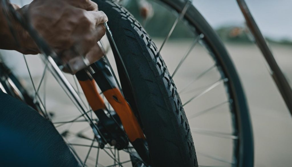 DIY bike tire change