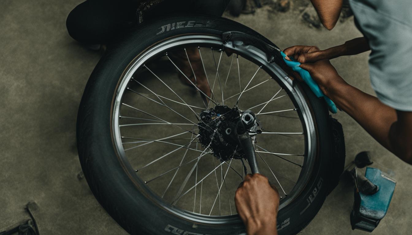 how to change a bike tire