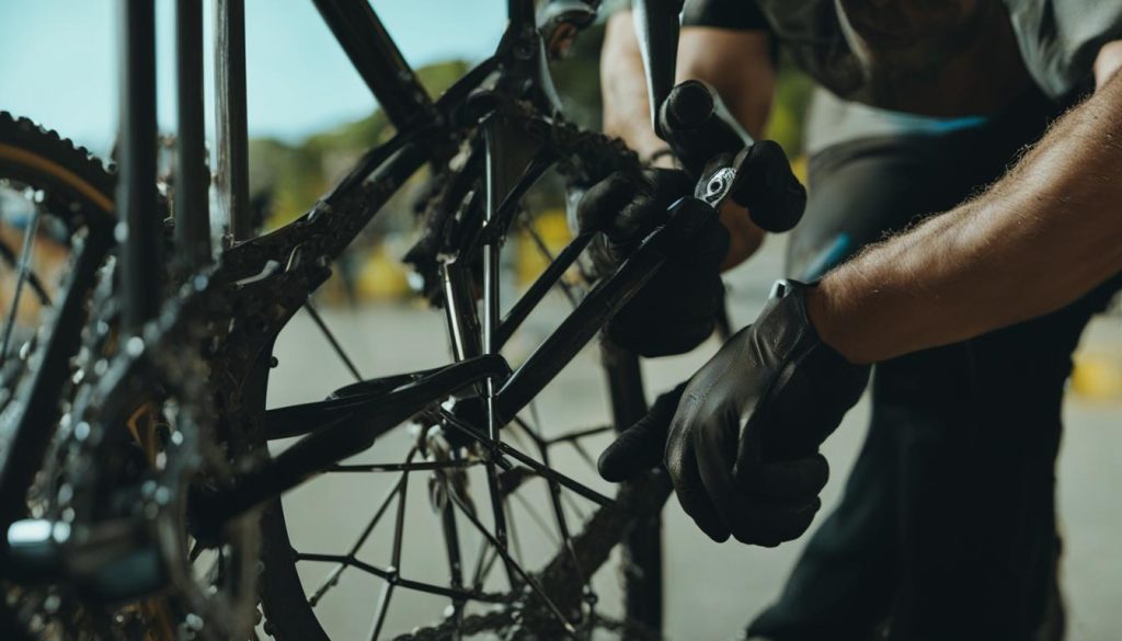 maintaining a bicycle chain