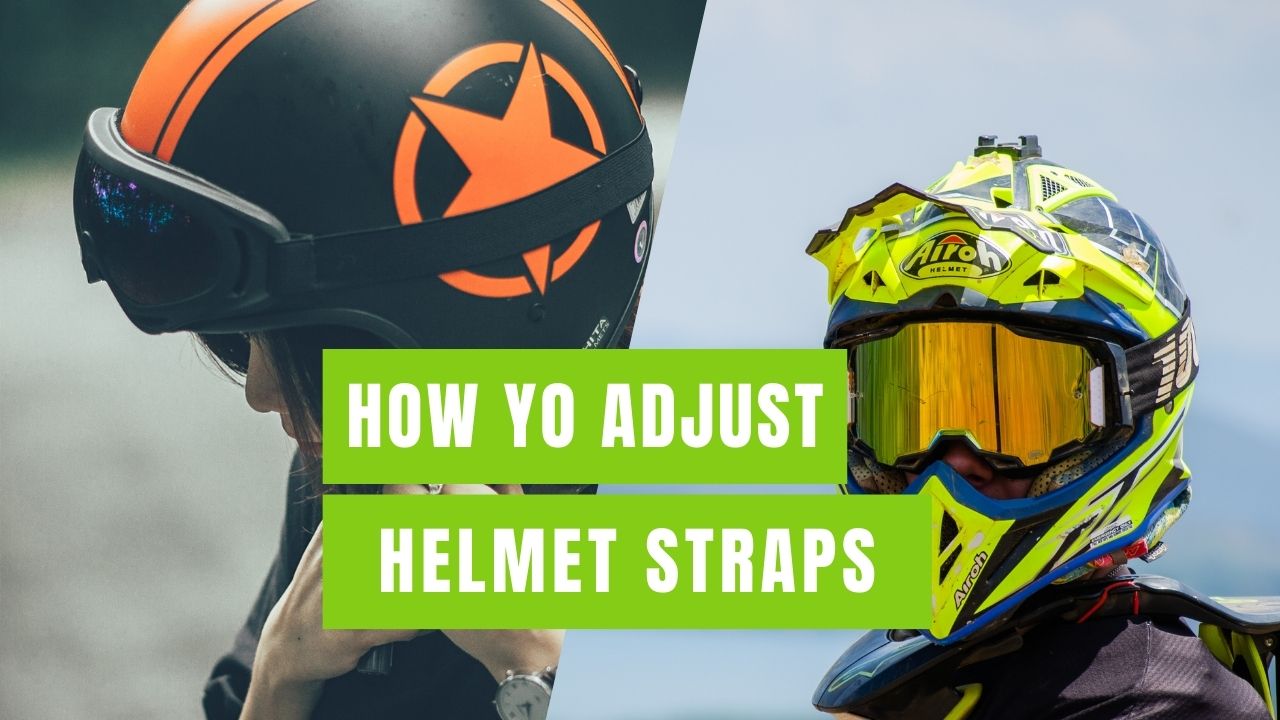 How to adjust helmet straps