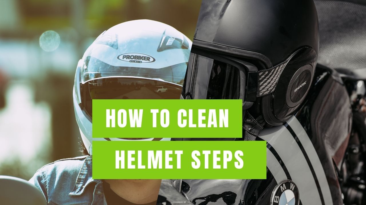 how to clean helmet