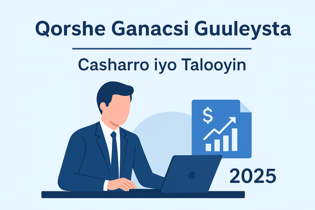 "Qorshe ganacsi guuleysta oo sharaxaya casharro iyo talooyin muhiim ah 2025, sawir u diyaarsan maqaallo ganacsi iyo qorsheynta guusha."