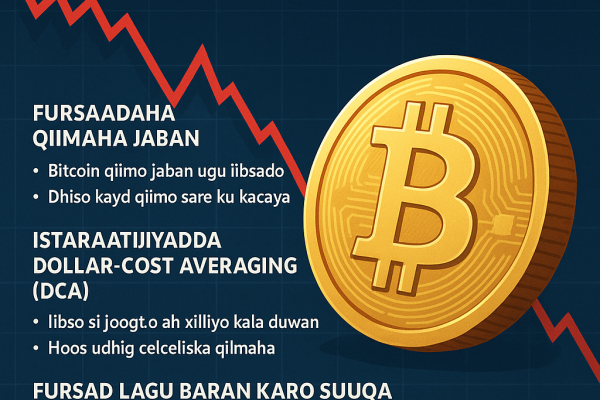 Faa’iidada Maalgashiga Bitcoin Marka Suuqa Hoos U Dhaco