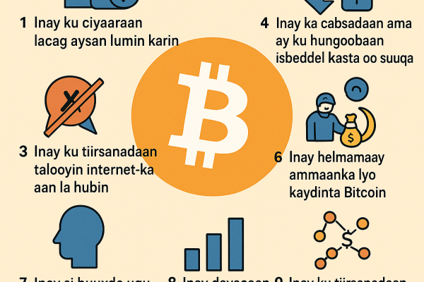 10 Khalad Oo Ay Sameeyaan Maalgashadayaasha Cusub Bitcoin