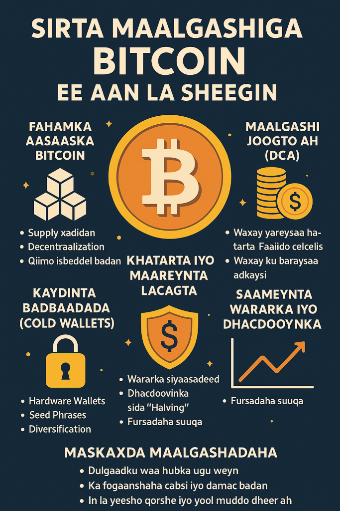 Sirta Maalgashiga Bitcoin ee Aan La Sheegin