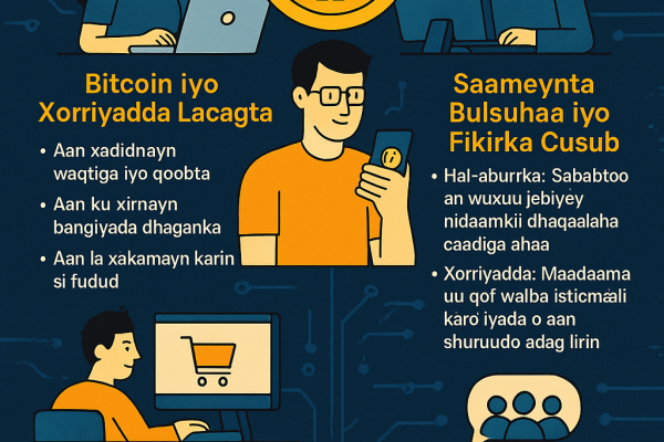 Bitcoin iyo Bulshada Ku Tiirsan Internet-ka